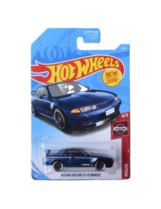 Auto a Escala Hot Wheels Nissan Skyline GT-R Azul 1:64