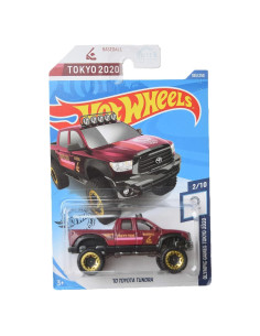 Auto a Escala Hot Wheels Toyota Tundra Rojo 1:64