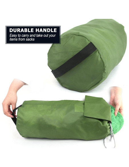 BeeGreen Bolsa de Cierre con Cordón 5 Piezas Multi-Tamaño