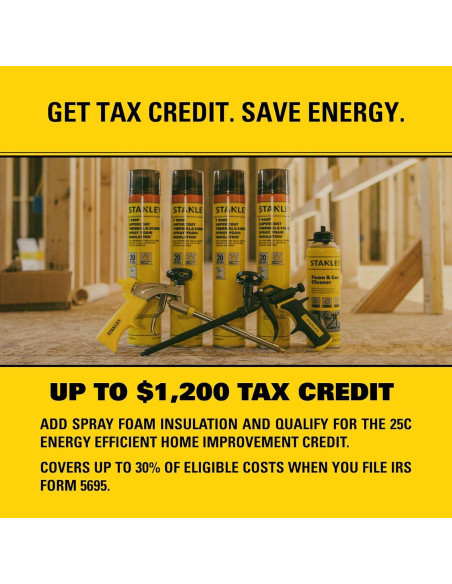 Spray Foam Aislante STANLEY F 990P 765.43 g - 24 Paquete