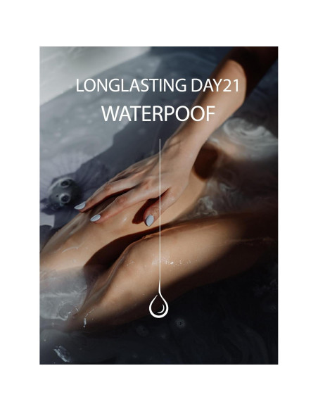 Tiras de Uñas de Gel Precuradas Beaolata - 44PCS Pulso Negro