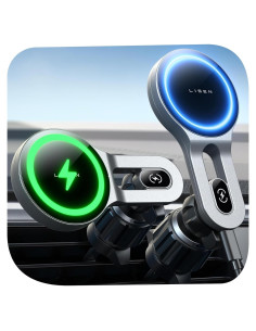 Soporte Cargador Inalámbrico MagSafe LISEN para iPhone 17 Pro Max
