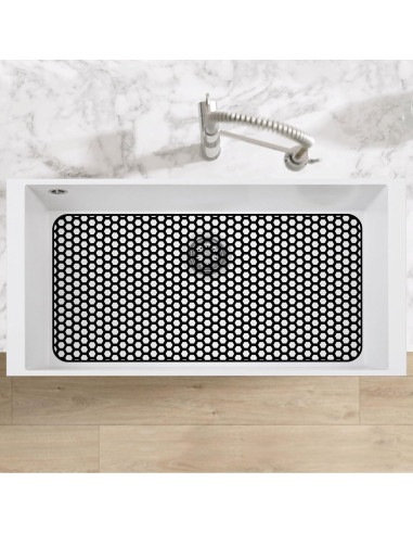 Alfombrilla de Silicona para Fregadero Bestjing 72x36 cm Negra