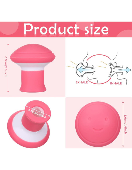 Ejercitador Facial Harrycle 4 Piezas para Tonificar Mandíbula