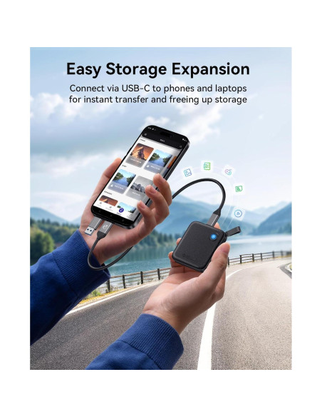 SSD Externo ORICO B5PLUS 2TB USB C 3.0 Rápido 460MB/s