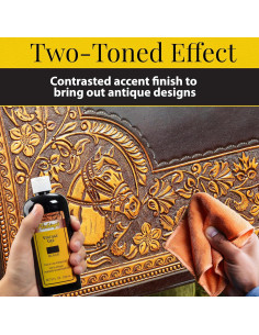 Gel Vintage Fiebing's para Cuero Negro 226.8g - Tinte Antiguo 2