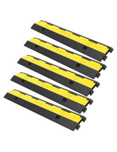 Rampas de Protección de Cables VEVOR 5 Paquetes 2 Canales 4989 kg