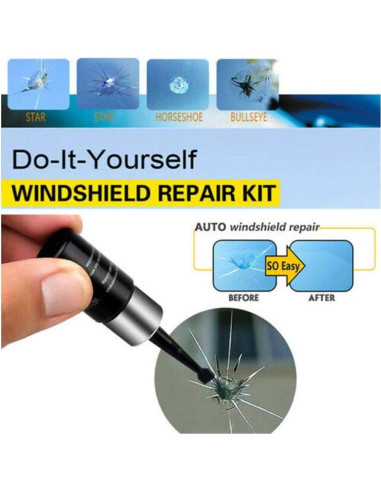 Kit de Reparación de Grietas en Parabrisas Biaoyun 2 PCS