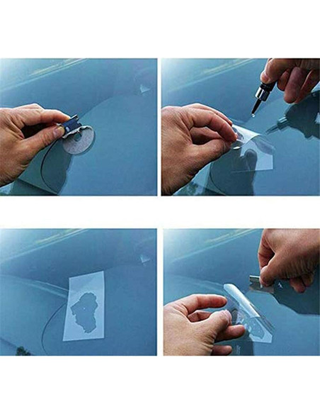 Kit de Reparación de Grietas en Parabrisas Biaoyun 2 PCS