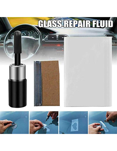 Kit de Reparación de Grietas en Parabrisas Biaoyun 2 PCS