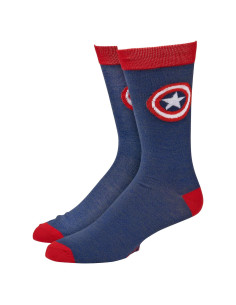 Calcetines de tripulación Capitán América - Licencia Oficial