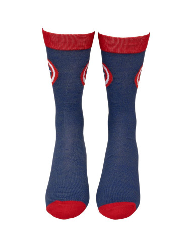 Calcetines de tripulación Capitán América - Licencia Oficial