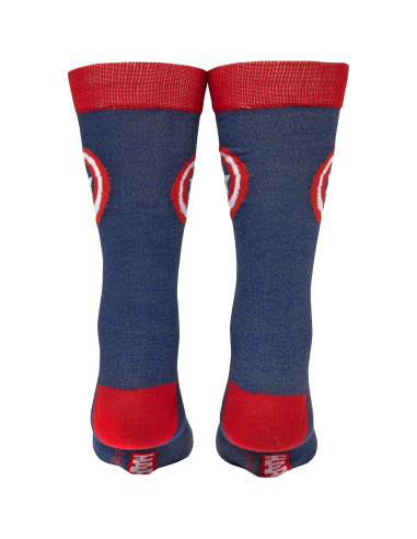 Calcetines de tripulación Capitán América - Licencia Oficial