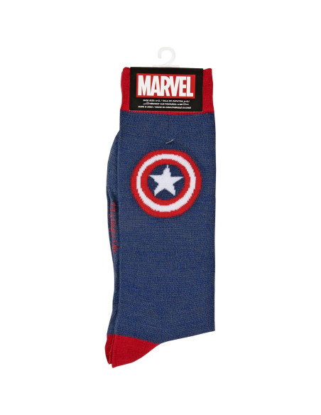 Calcetines de tripulación Capitán América - Licencia Oficial