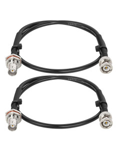 Cable Coaxial BNC Macho a Hembra RG58 0.61m Baja Pérdida