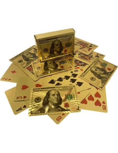 Baraja de Cartas Impermeables GIANT PANDA - Diamante Dorado