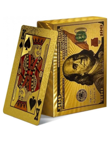 Baraja de Cartas Impermeables GIANT PANDA - Diamante Dorado