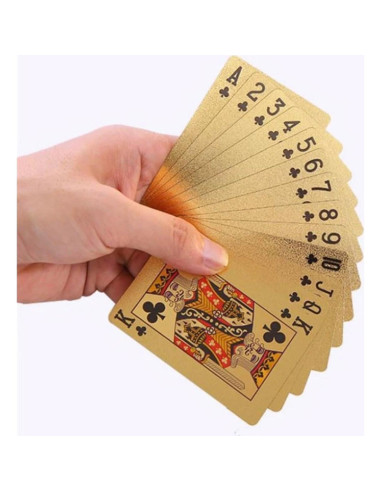 Baraja de Cartas Impermeables GIANT PANDA - Diamante Dorado