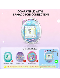 Funda Transparente Wonkzon para Tamagotchi Connection 2