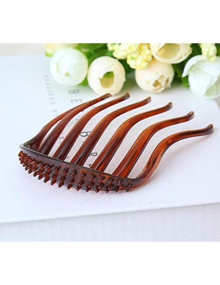 Peine Insertador de Cabello VASANA 2PCS Estilo Donut 8x6cm