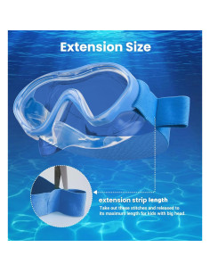 Gafas de Natación Aegend para Niños 3-15 Años Anti-Vaho 2