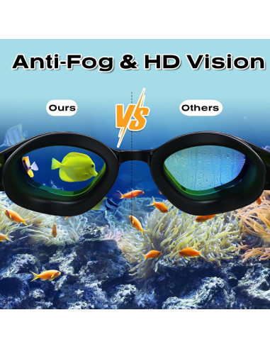 Gafas de natación polarizadas UV con antiempañante - Unisex