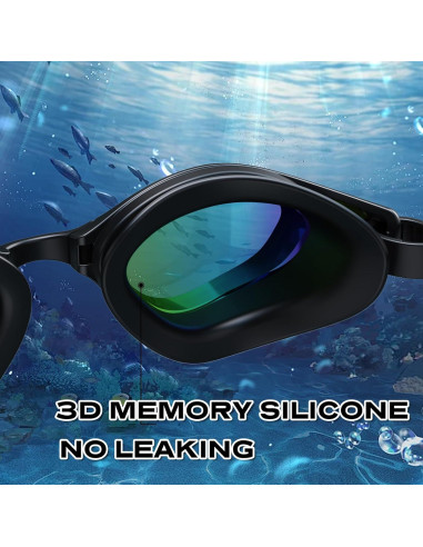 Gafas de natación polarizadas UV con antiempañante - Unisex