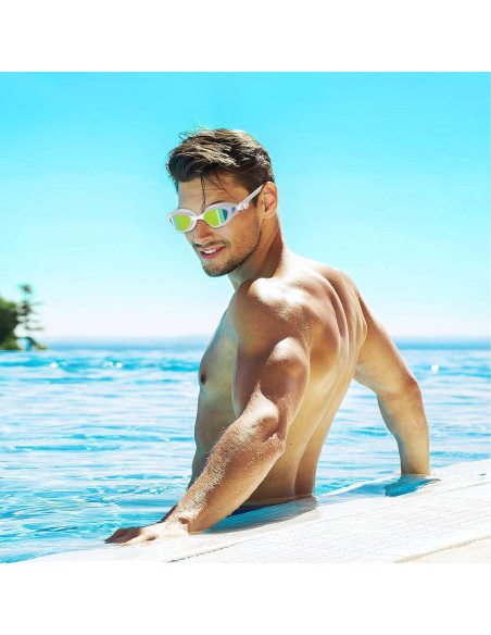 Gafas de natación polarizadas UV con antiempañante - Unisex