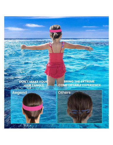 Gafas de Natación Aegend para Niños 3-15 Años Anti-Vaho