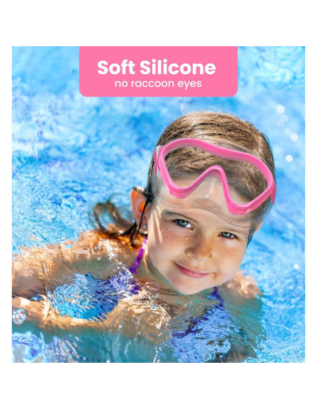 Gafas de Natación Aegend para Niños 3-15 Años Anti-Vaho