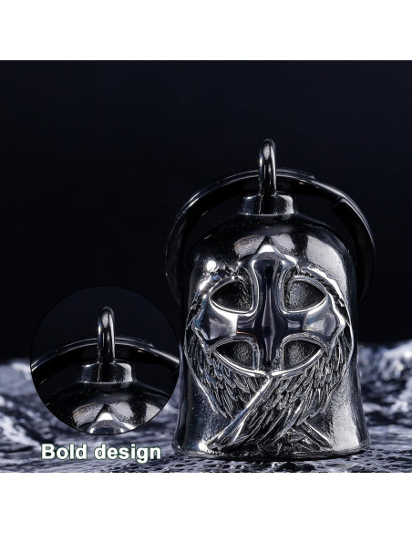 Campana de Motocicleta CYZBTBl 3D de Acero Inoxidable