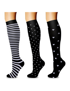 Calcetines de Compresión Graduada 20-30mmHg Unisex - Soporte Médico