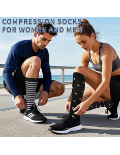 Calcetines de Compresión Graduada 20-30mmHg Unisex - Soporte Médico 2