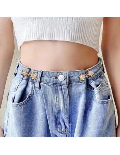 Juego de 6 Botones Ajustadores HJZHII para Cintura de Pantalones 2