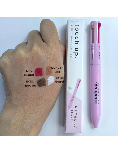 Bolígrafo de Maquillaje 4 en 1 Ylapagne Portátil Impermeable