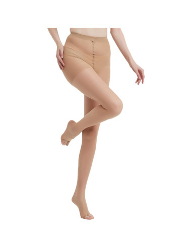 Medias Panty Sin Dedos Citystl 20D Transparentes Nude