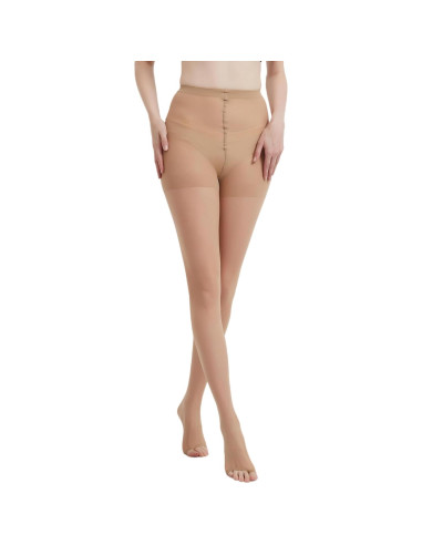 Medias Panty Sin Dedos Citystl 20D Transparentes Nude