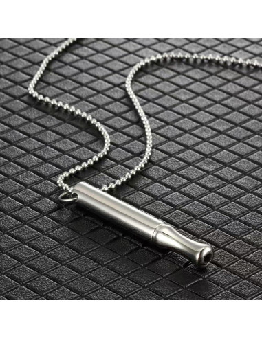 Collar Antiestrés Recargable para Dejar de Fumar - Difusor de Aceite Esencial