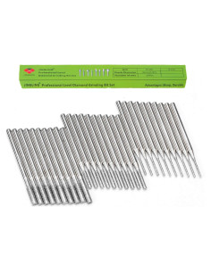 Kit de Brocas de Diamante JINGLING 1-2-3mm para Dremel 30Pcs