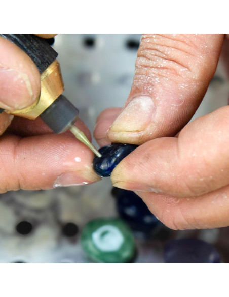 Kit de Brocas de Diamante JINGLING 1-2-3mm para Dremel 30Pcs