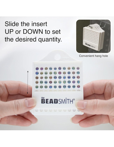 Juego de Contadores de Perlas The Beadsmith - 4 Bandejas 3-8mm
