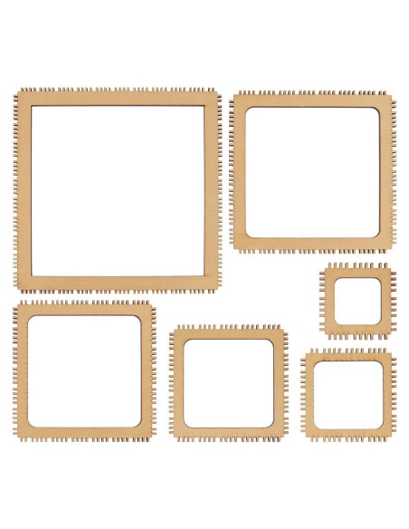 Kit de Telar de Madera BENECREAT 6 Tamaños 4.5mm DIY