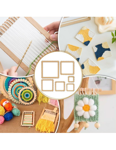 Kit de Telar de Madera BENECREAT 6 Tamaños 4.5mm DIY