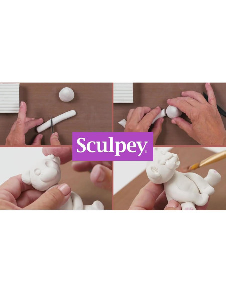 Arcilla Polimérica Sculpey III Blanca 227 g - Manualidades