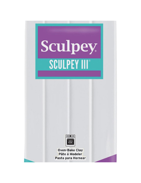Arcilla Polimérica Sculpey III Blanca 227 g - Manualidades