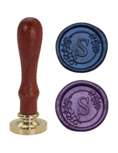 Kit de Sello de Cera ONWINPOR con Letra Inicial M y 150 Perlas 2