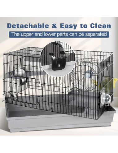 Jaula para Hámster Multinivel LOOBMBNS 55.88x30.48x38.1cm