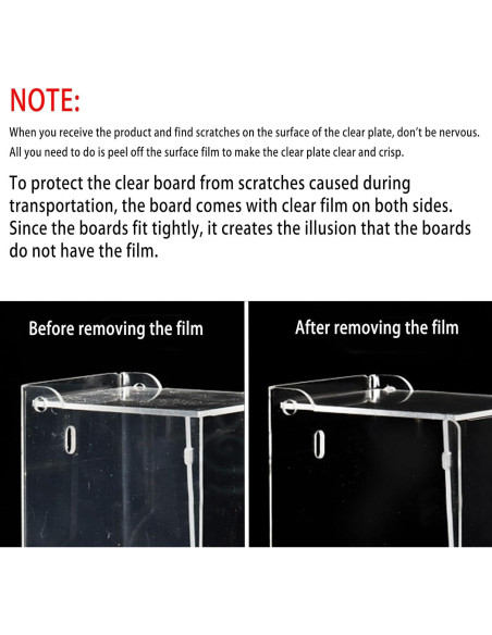 Jaula para Hámster Enano Kathson Acrílica Azul 31.75x16.5x17.4cm