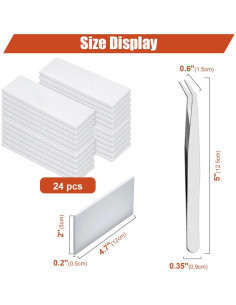 Mechas de Lana Cerámica Frohessen 24pcs para Fogón de Mesa 2