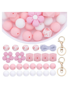 Kit de Fabricación de Llaveros de Silicona Sunnyclue 40 Piezas